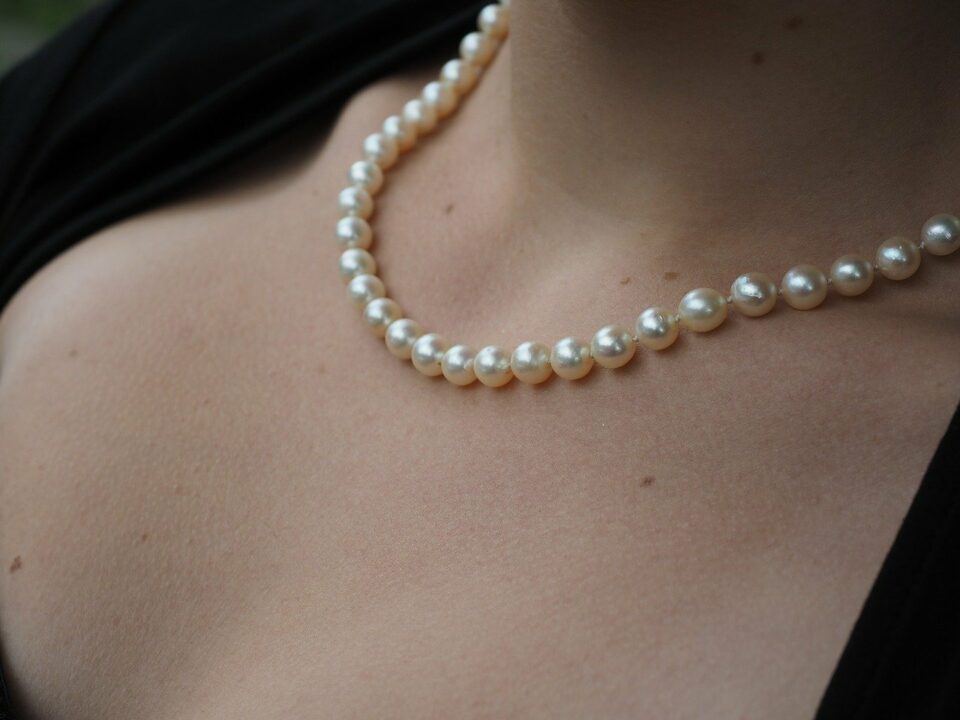 Collier de perles du japon