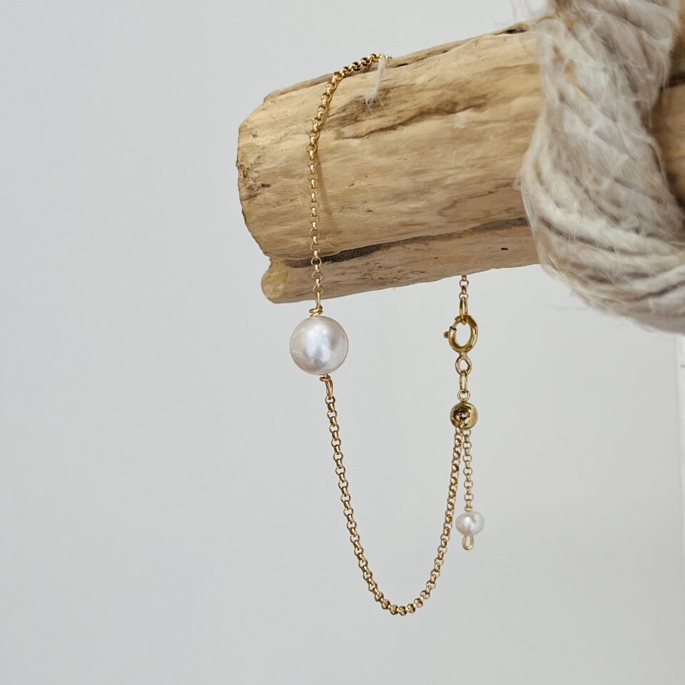 bracelet peperle culture akoya sur or  o