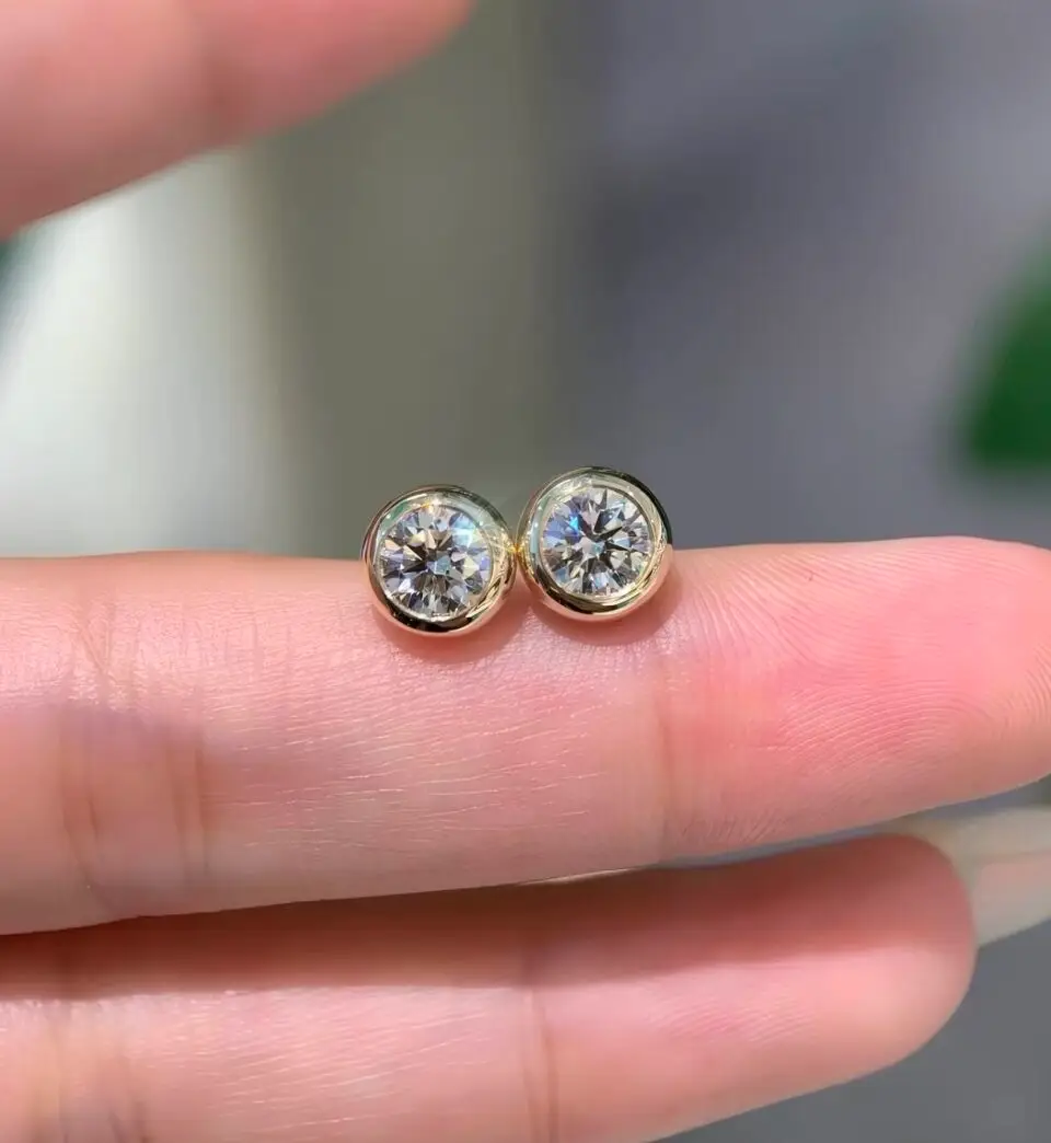 Boucles d'Oreille Eclat- Diamant & Or 18k