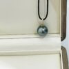 PENDENTIF OR PERLE TAHITI TOP GEMME MAGNIFICA