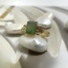 Bague Jade de Birmanie Or et Diamants « La Seraphina »