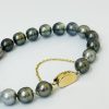 Bracelet en or 20 Perles de Tahiti nouées “Tania”
