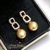 Boucle d’oreille   Or 750/1000e perle Australie AAA “Camille”