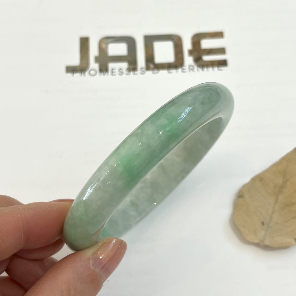 jonc de jade Bracelet Jonc de Jade vert "Lac des Alpes"