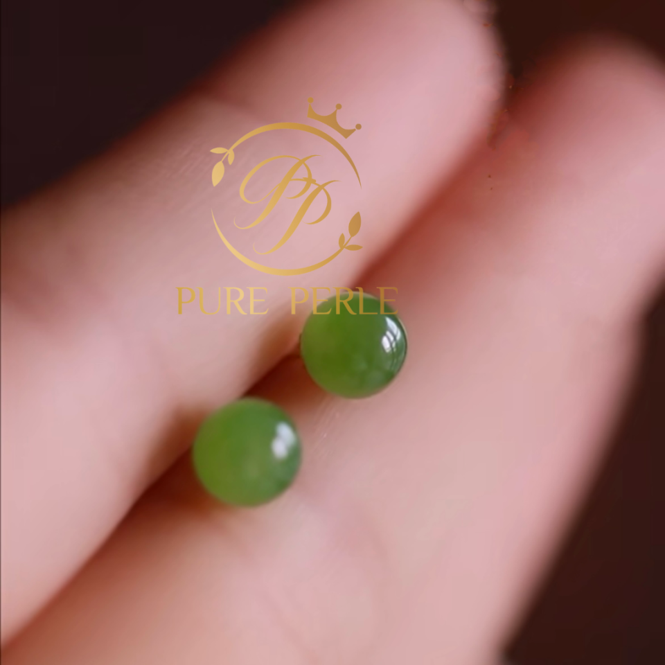 Boucles d‘oreille Jade Or 18k