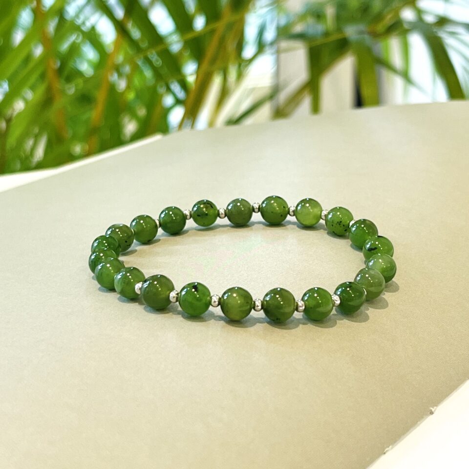 Bracelet en Jade et argent