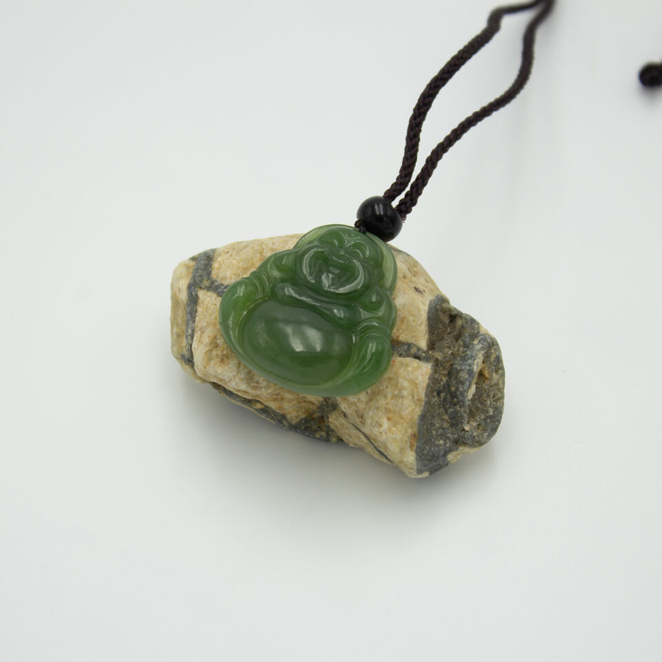 collier cordon bouddha jade