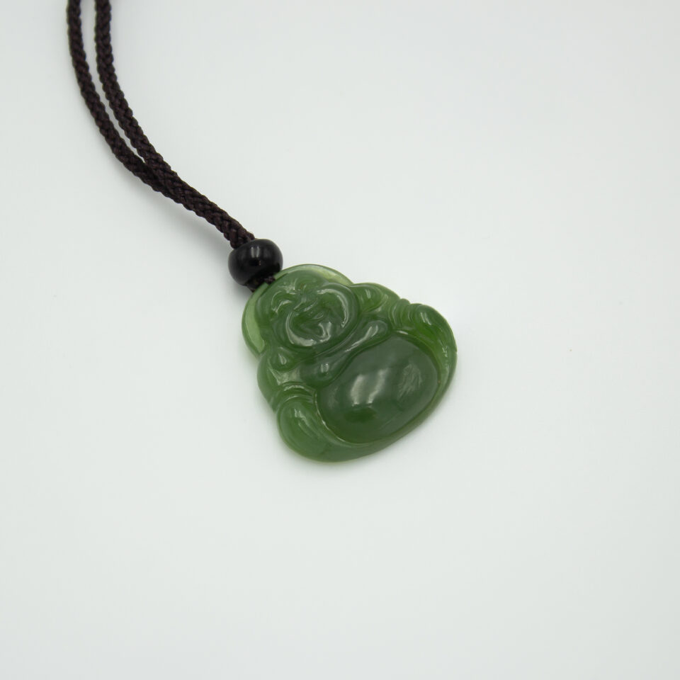 collier cordon bouddha jade