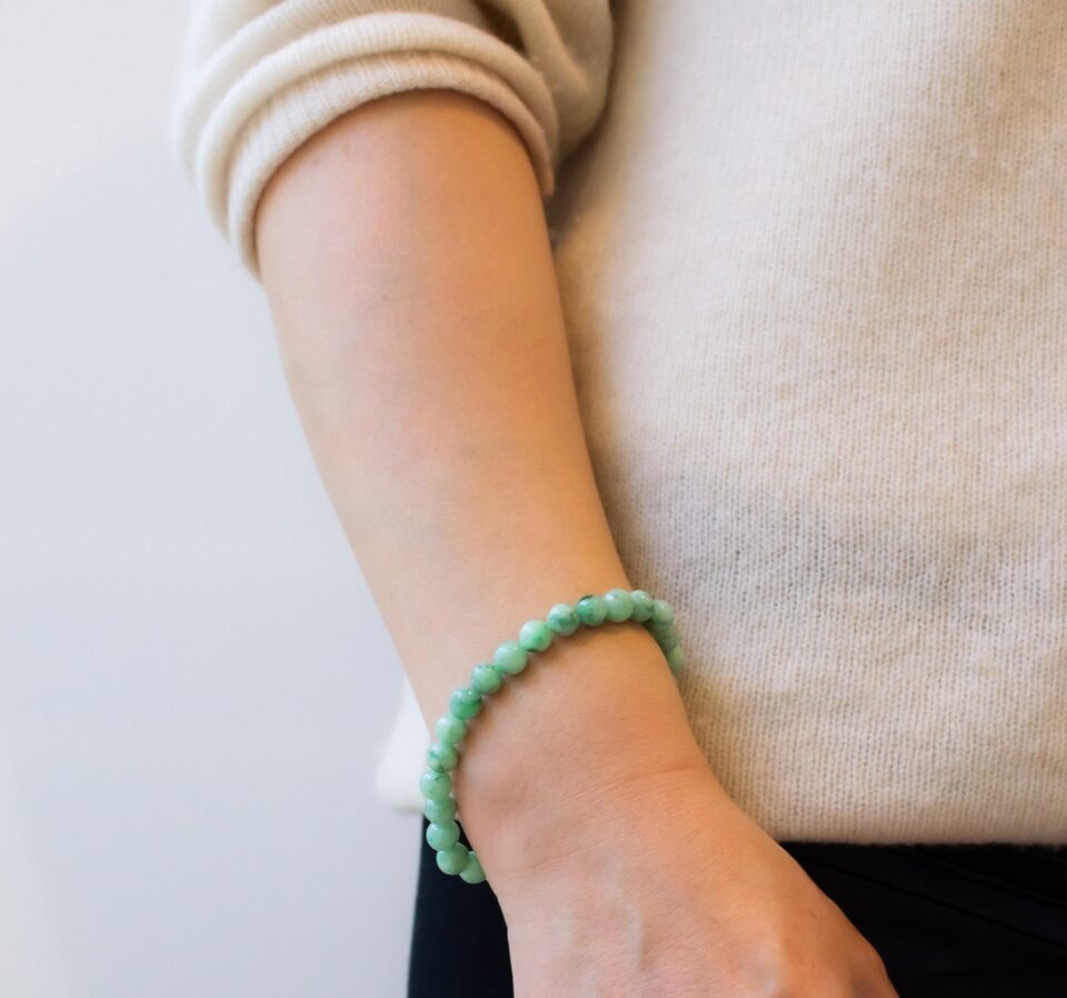 bracelet boule de jade