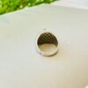 bague homme en jade véritable et argent 925/1000