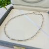 collier avec des billes argent 925/1000e et perle de culture