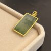 pendentif en or 750/1000e avec jade qualité A