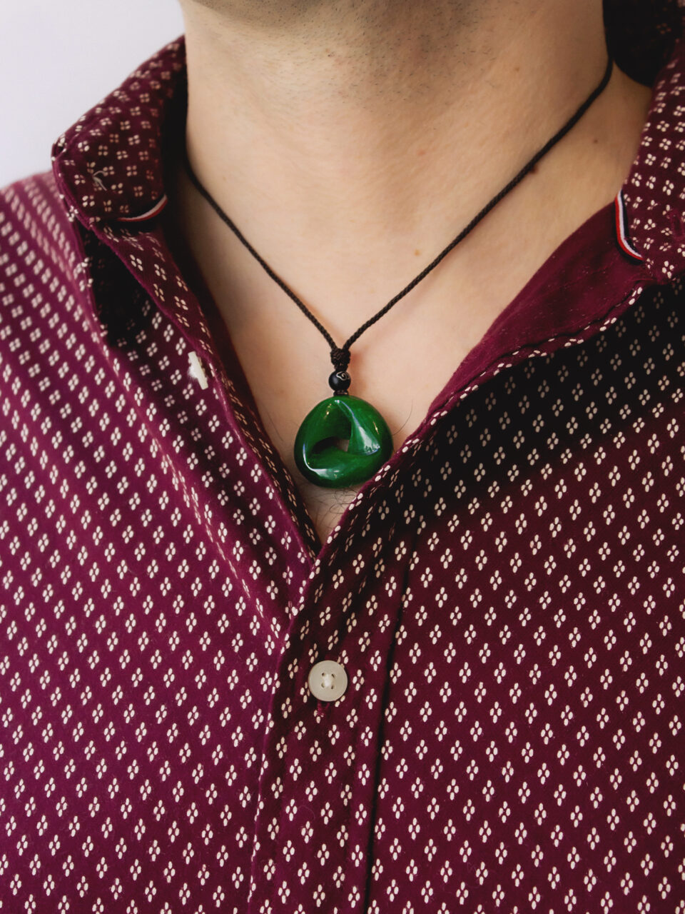 collier mobius jade