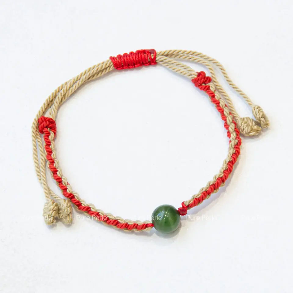 bracelet cordon jade