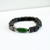 Bracelet Shungite, Jade allongé et Signe astrologique