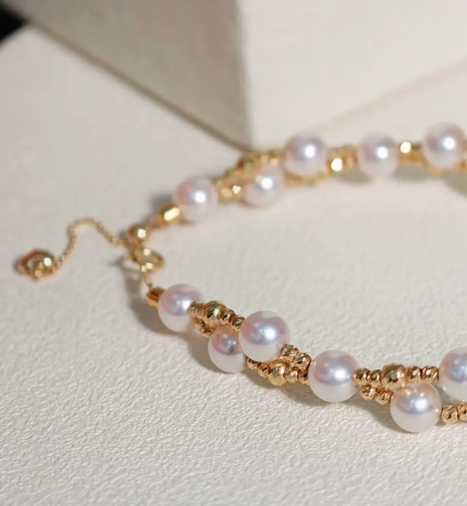 bracelet avec perle de culture akoya 