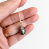 pendentif perle de tahiti sur or 750/1000e