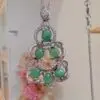 collier forme sapin de noel 