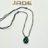 collier noir jade et abalone 