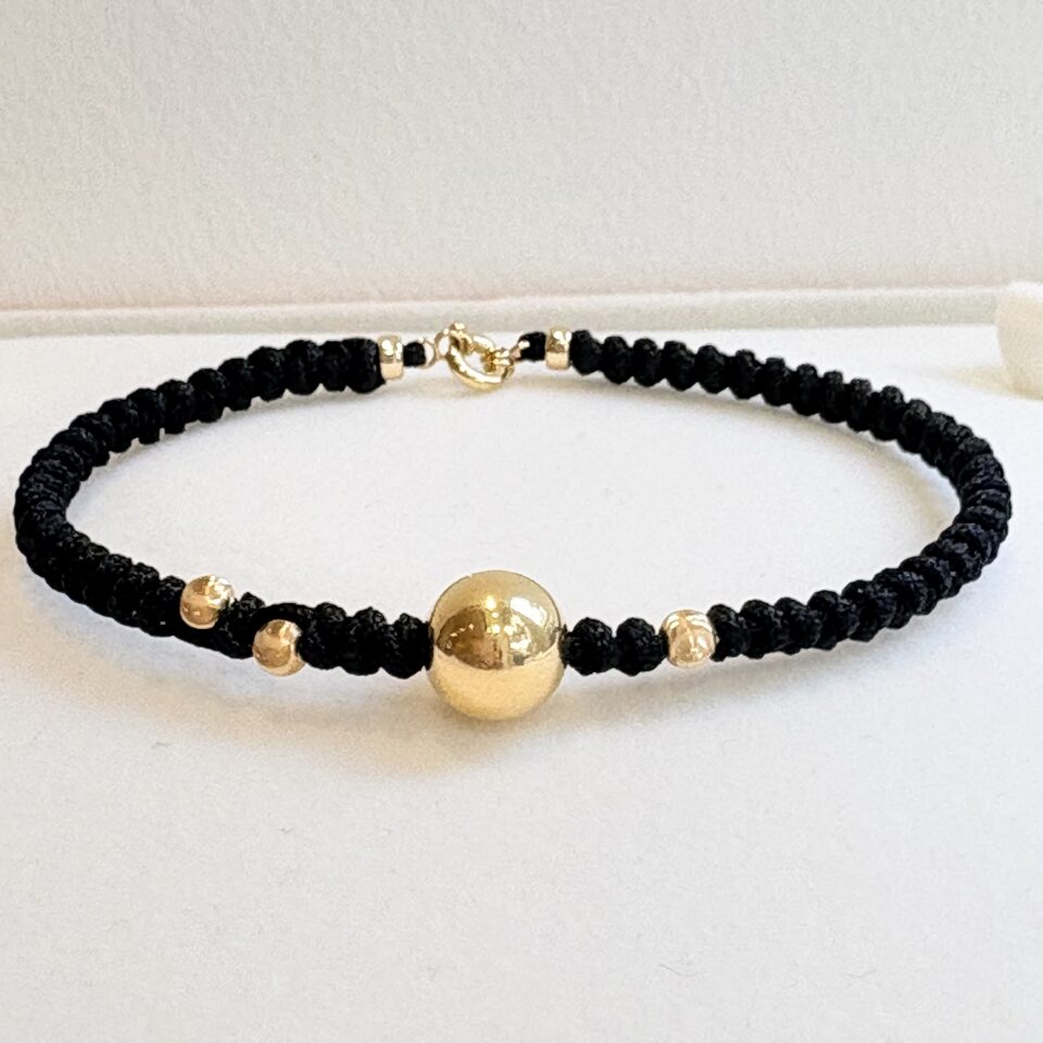 bracelet boule or
