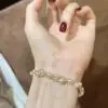 bracelet raffiné avec perle de culture akoya 